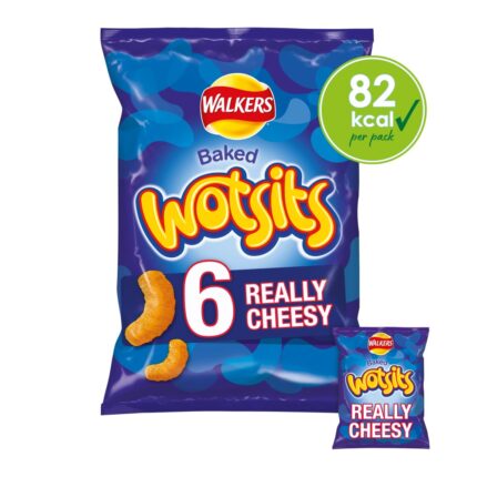 Walkers Wotsits Really Cheesy Multipack Snacks Crisps