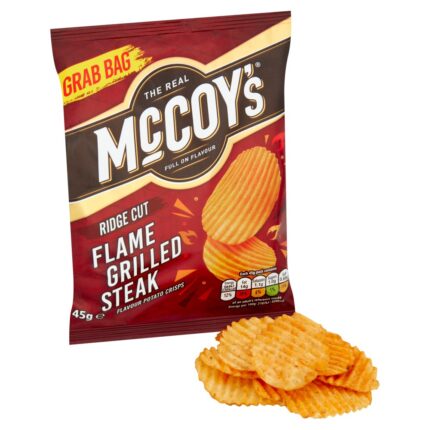 McCoy's Flame Grilled Steak Grab Bag Crisps 45g