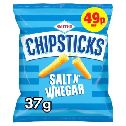 Smiths Chipsticks Salt & Vinegar Snacks Crisps