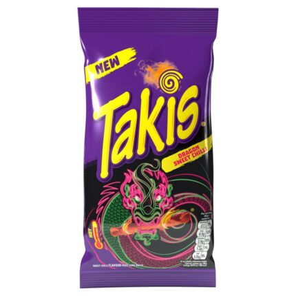 Takis Dragon Sweet Chilli Flavour Fried Corn Snack 100g