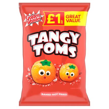 Golden Wonder Tangy Toms Tomato Flavour 63g