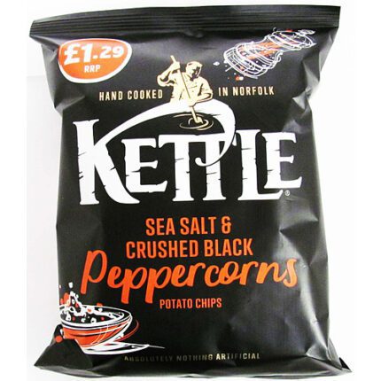 Kettle Chips Sea Salt & Black Pepper