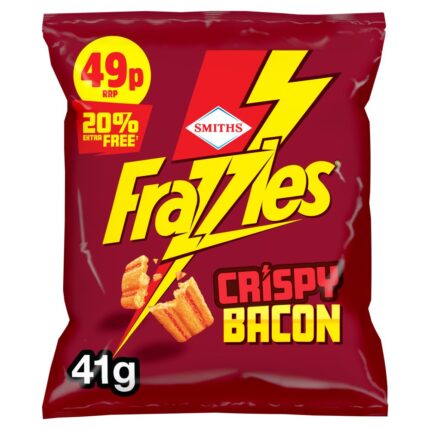 Smiths Frazzles Bacon Crisps PMP 41g