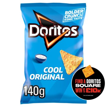 Doritos Cool Original Tortilla Chips Sharing Bag Crisps 140g