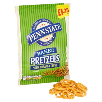 Penn State Sour Cream & Chive Pretzels 120g