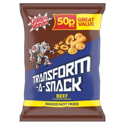 Golden Wonder Transform-A-Snack Beef Flavour Snacks 27g