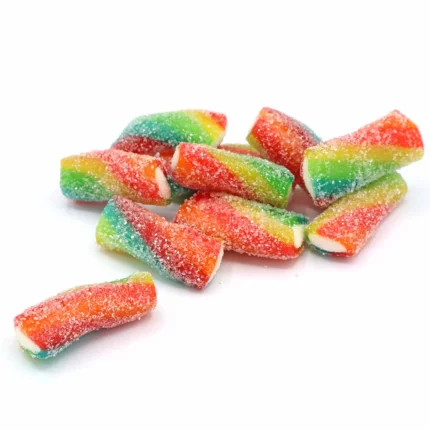 Rainbow fizzy bites